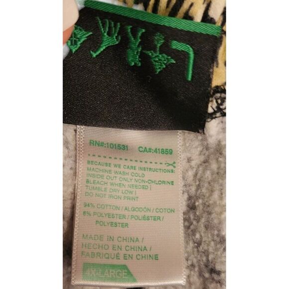 Lifted Research Group LFG Drawstring Waist Baggy Camo Shorts Mens L Green - Picture 6 of 7